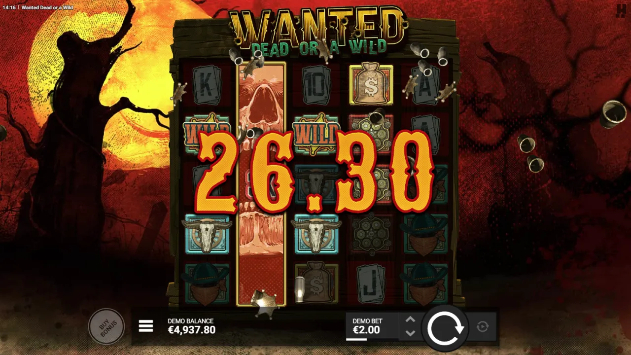 Wanted Dead or a Wild - Wild Reels Win